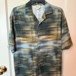 Pull & Bear Multicolor Button-Up Shirt